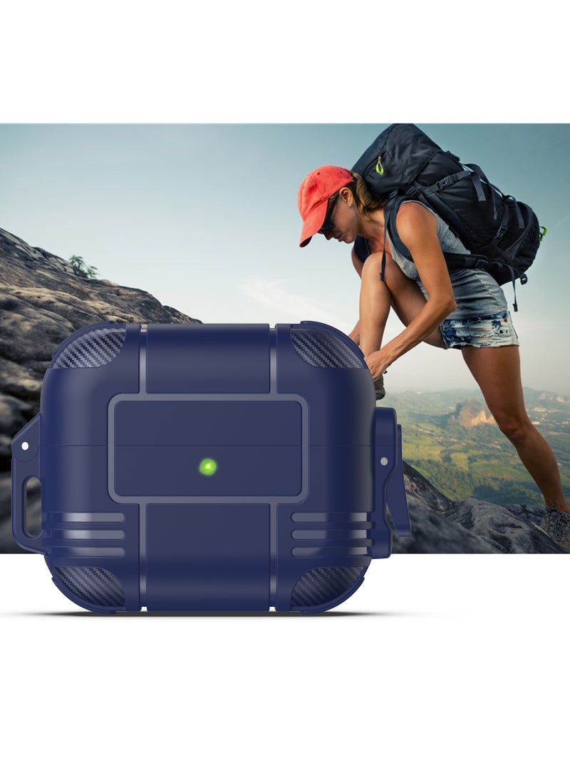 Contex Shockproof Protective Cover For Air Pods Pro with Lock Switch - Red - Image 4