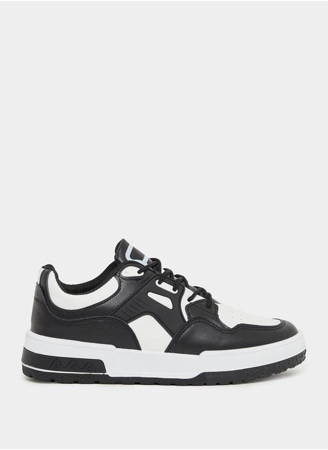 Styli Color Block Lace Up Sneakers  - Image 1