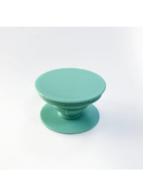 Cartoon Airbag Bracket Special-shaped Acrylic Printing Custom Desktop Lazy Telescopic Painted Epoxy Airbag Bracket-Color:Round Plane-mint Green (Environmentally Friendly Material)-Style:Bare Bracket-surface Cover With Foam Adhesive (double-sided Adhesive)
