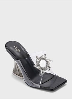 FYOR One Strap Mid Heel Sandals  - Image 2
