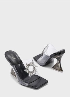 FYOR One Strap Mid Heel Sandals  - Image 3