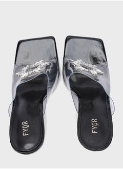 FYOR One Strap Mid Heel Sandals  - Image 4