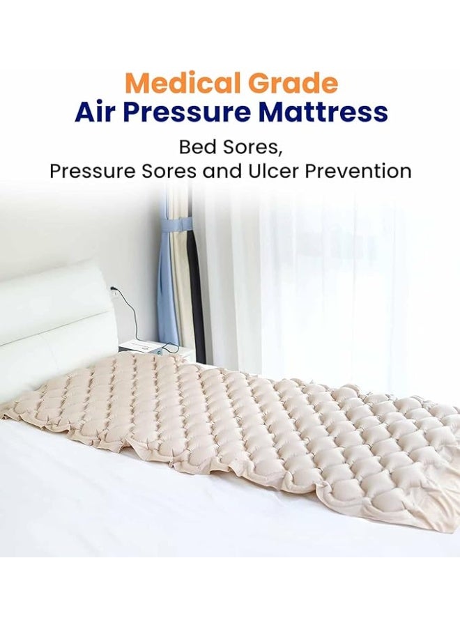 Generic Alternating Air Pressure Support Cushion with Quiet Pump – Comfortable Mattress Pad for Home and Care Facilities – Adjustable Air Cells - Image 2