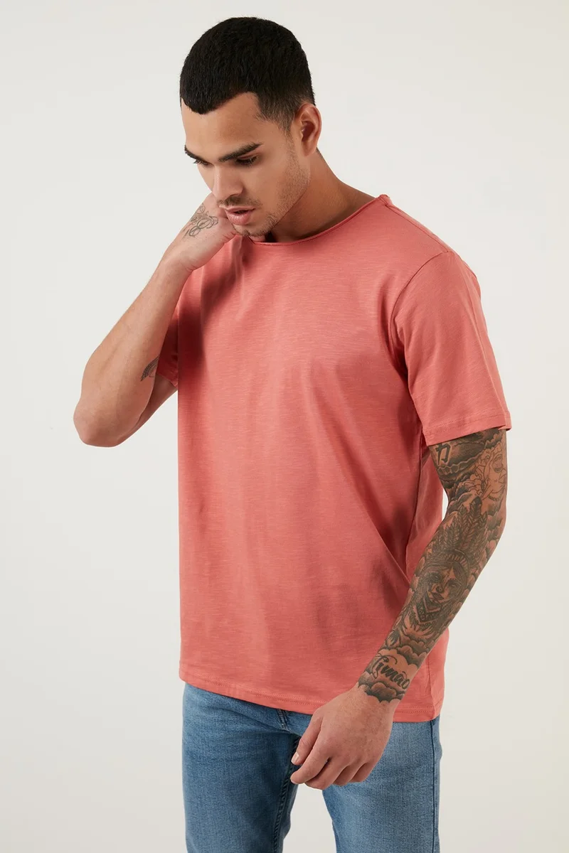 Buratti Cotton Slim Fit Crew Neck T Shirt Men's T Shirt 59020001