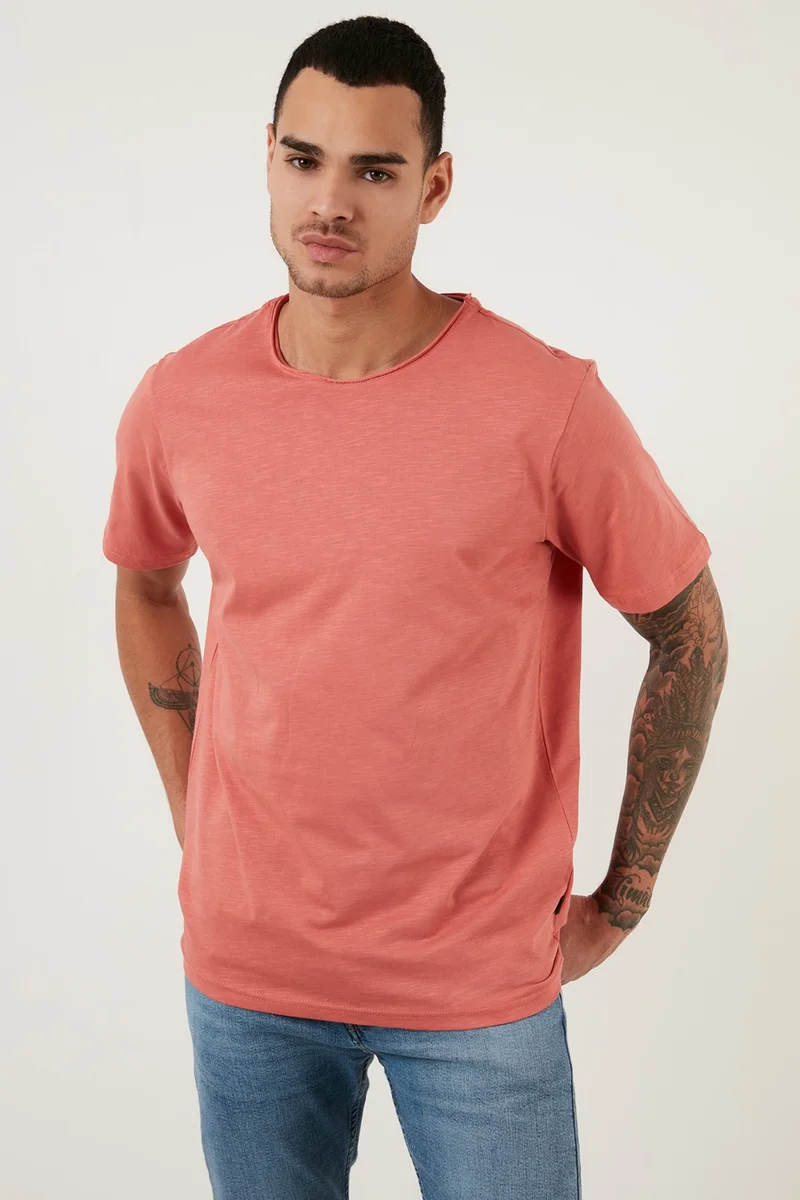 Buratti Cotton Slim Fit Crew Neck T Shirt Men's T Shirt 59020001