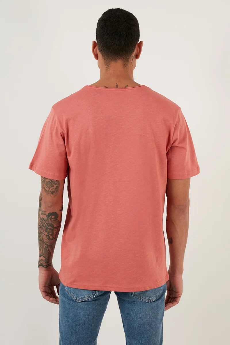 Buratti Cotton Slim Fit Crew Neck T Shirt Men's T Shirt 59020001