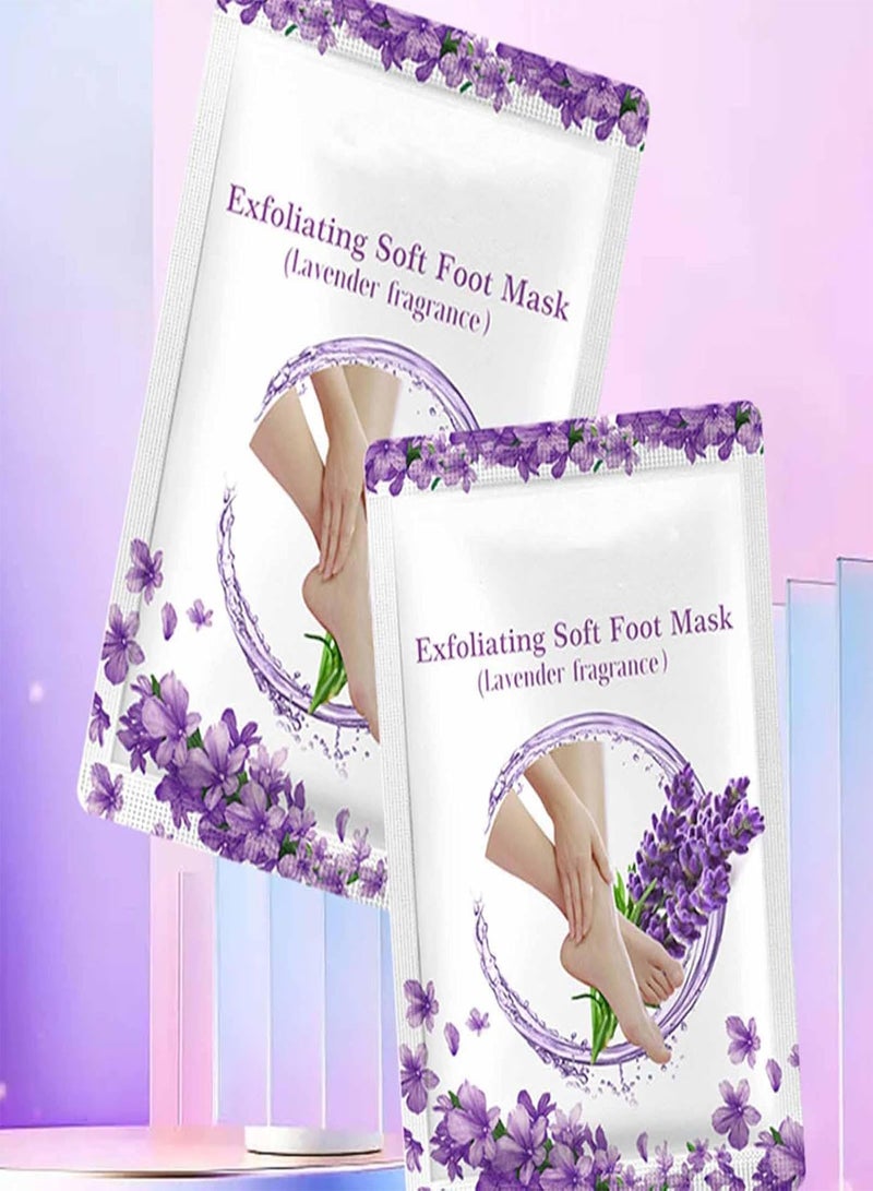 GGOOT Foot Peeling | Lavender Foot Scrubber,Effective Foot Skin Repair Socks, Foot Moisturizer for Improving Dryness, Roughness, Aging, and Cracking Foot Skin - Image 3