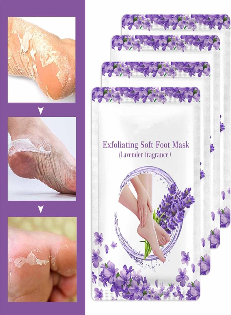 GGOOT Foot Peeling | Lavender Foot Scrubber,Effective Foot Skin Repair Socks, Foot Moisturizer for Improving Dryness, Roughness, Aging, and Cracking Foot Skin - Image 5