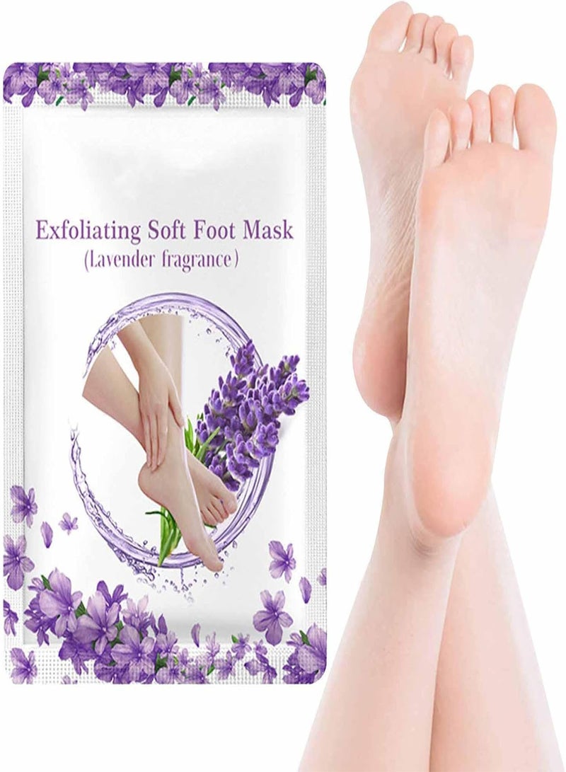 GGOOT Foot Peeling | Lavender Foot Scrubber,Effective Foot Skin Repair Socks, Foot Moisturizer for Improving Dryness, Roughness, Aging, and Cracking Foot Skin - Image 1