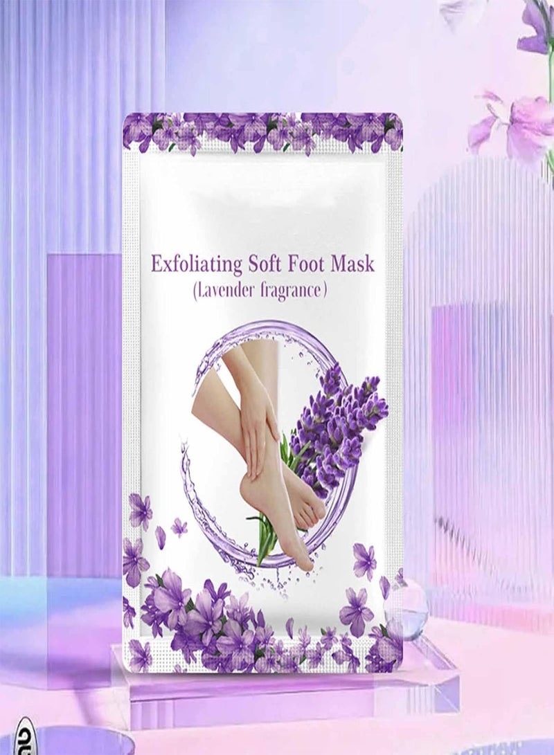 GGOOT Foot Peeling | Lavender Foot Scrubber,Effective Foot Skin Repair Socks, Foot Moisturizer for Improving Dryness, Roughness, Aging, and Cracking Foot Skin - Image 2