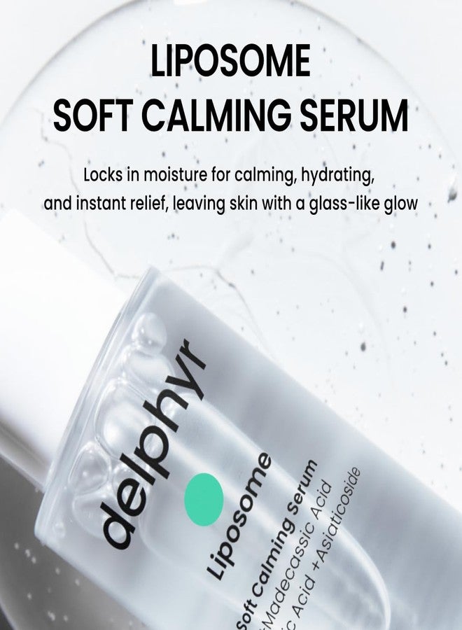delphyr Liposome Soft Calming Serum, Lightweight Nourishing for Sensitive Skin with Centella Asiatica Teca, Korean Skincare for Trouble Care (1.01 fl. oz, 30ml) - Image 2