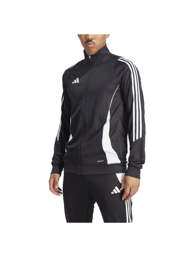 adidas تيشيرت كرة قدم تراكت أسود للرجال مقاس XS