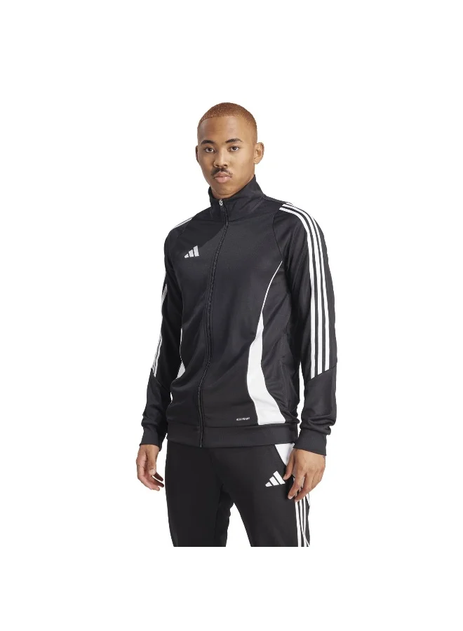 adidas تيشيرت كرة قدم تراكت أسود للرجال مقاس XS