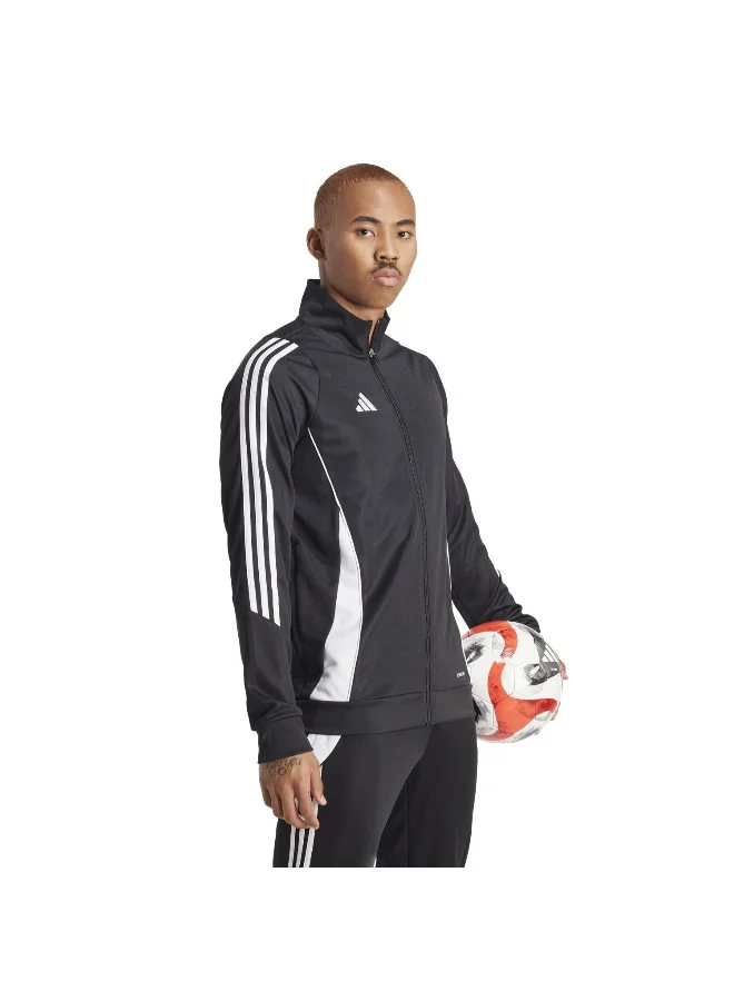 adidas تيشيرت كرة قدم تراكت أسود للرجال مقاس XS
