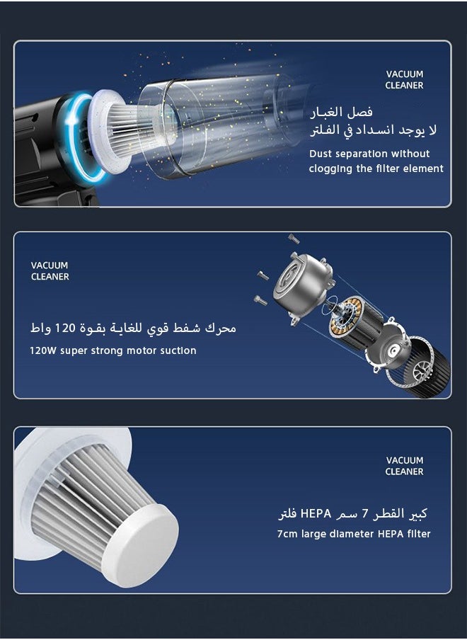 Generic - WirelessCar Vacuum CleanerMini Vacuum CleanerVacuum Cleaner - Image 1