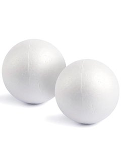 6-Inch White Foam Balls for Crafts - Pack of 2 Polystyrene Spheres for DIY Projects, Ornaments, School Models, and Art Activities - pzsku/Z94BCEB4DC122992914B0Z/45/_/1736191397/e272b4bb-ce54-474a-b1e0-8db7d041f5e6