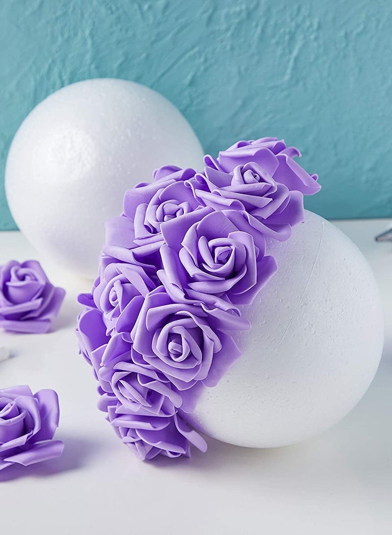 كرافت ماجيك كرات رغوة بيضاء مقاس 6 بوصات للحرف اليدوية - عبوة من 2 كرات من البوليسترين لمشاريع DIY والحلي والنماذج المدرسية والأنشطة الفنية - Image 4