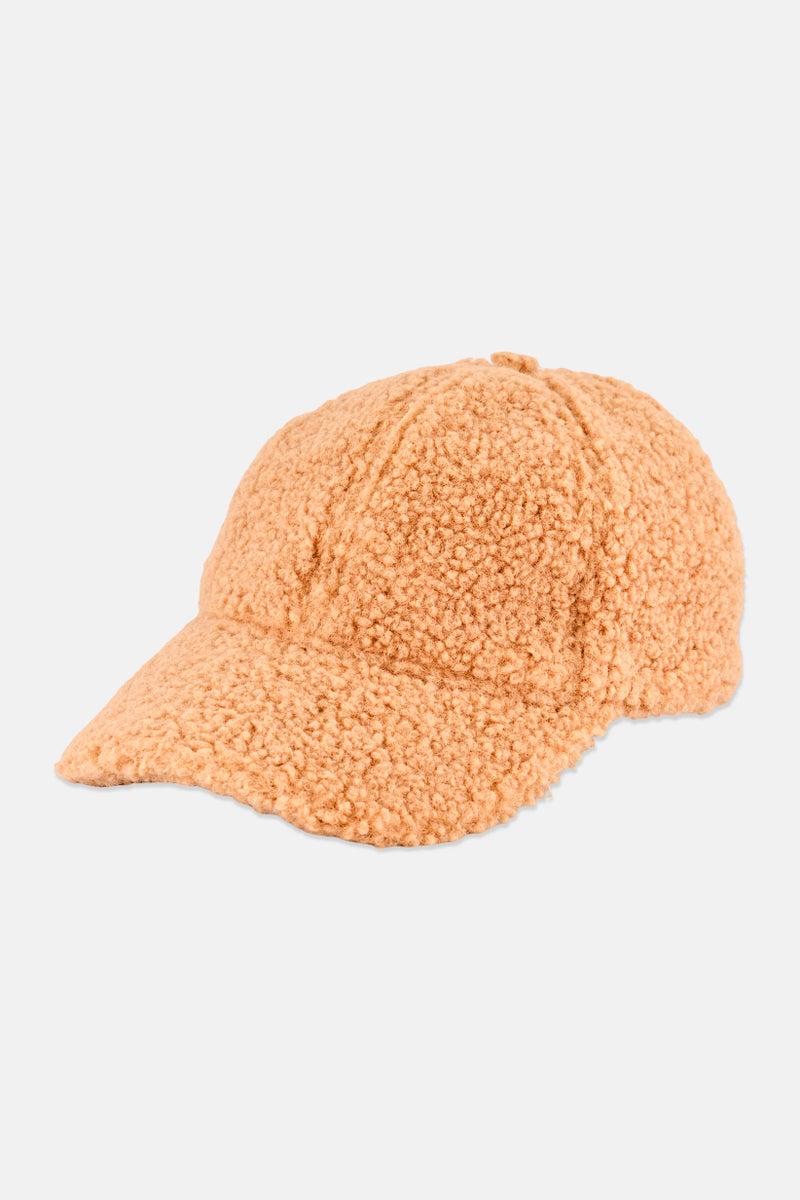 Fire & Glory Women Textured Velcro Closure Cap, Tan - Image 1