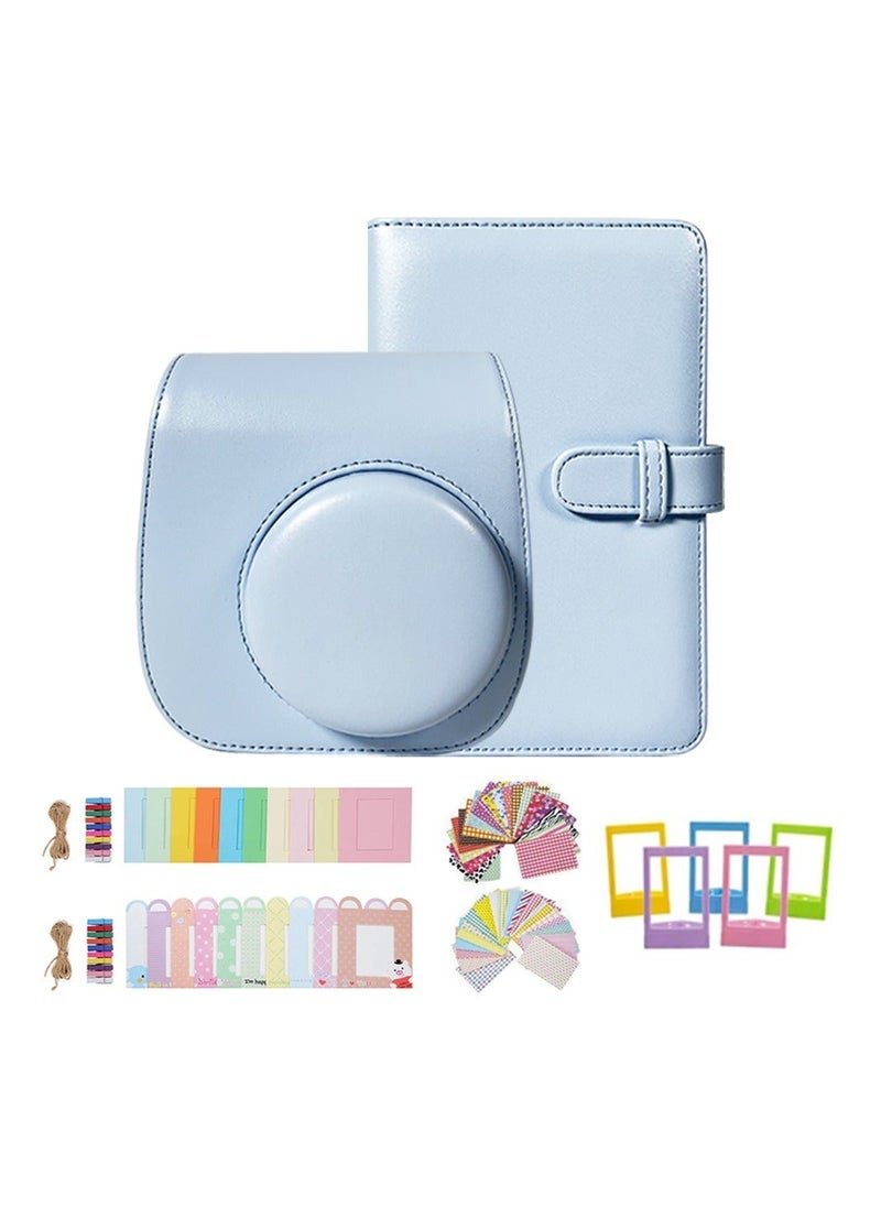FUJIFILM 7-In-1 PU Leather Bag Case For Instax Mini 12/11,Fujifilm Instant Camera Accessories Bundle,Multicolour  - Image 1