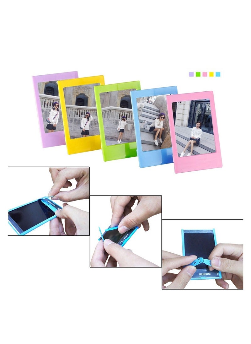 FUJIFILM 7-In-1 PU Leather Bag Case For Instax Mini 12/11,Fujifilm Instant Camera Accessories Bundle,Multicolour  - Image 3