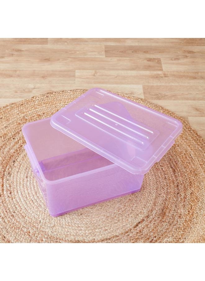 Home Box 32 L Storage Box With Wheels And Lid 47X34X25 Cm  - Image 2