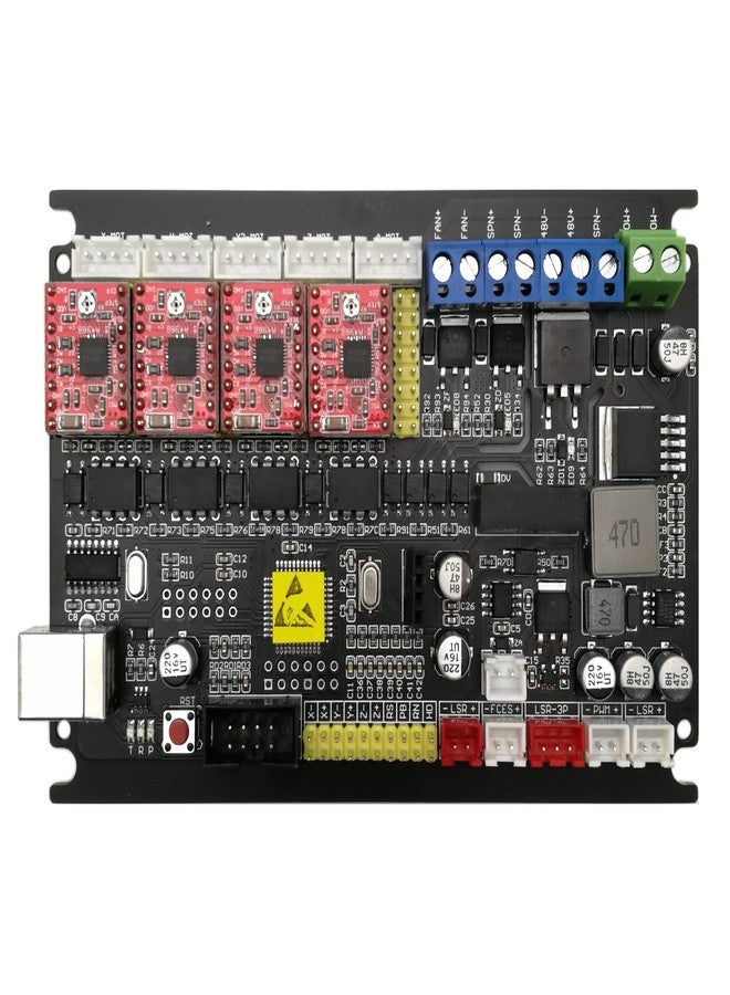 Doesbot GRBL 1.1 A4988 4 Axis Stepper Motor Control Board with Isolation USB Driver Board for CNC Laser Engraverd support 1-10V VFD and 48V 500W DC Spindle - Image 1