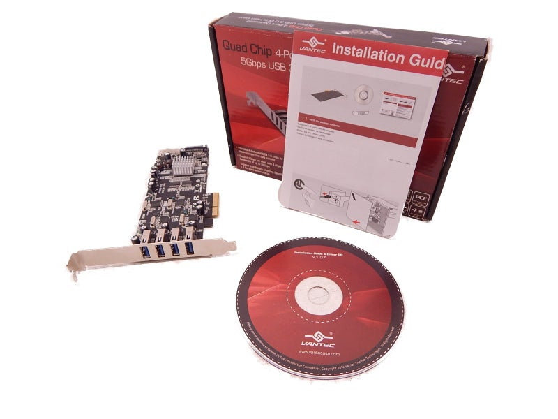 Vantec Quad Chip 4-Port Dedicated 5Gbps USB 3.0 PCIe Host Card (UGT-PCE430-4C) - Image 5