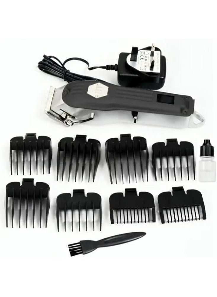 TIT Cord & Cordless Hair Clipper TF-618, Professional Grade (Black) - Image 2