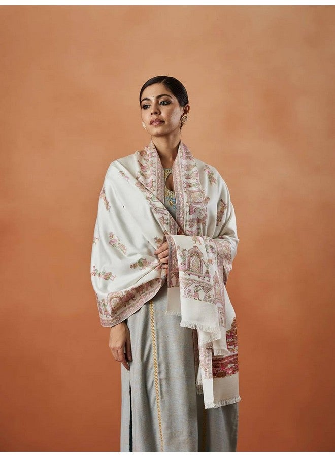 Pashmoda مجموعة هدايا باشمودة له ولها من شالات كaani مع صندوق هدايا خشبي - Image 5