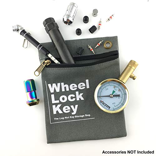 SRRB Wheel Lock Key Storage Bag - Easily and Safely Keep Your (Wheel Locks, Locking Wheel Lug Nuts, Wheel Lug Nut Key, Spare Wheel Lug Nuts, Wheel Lock Key) In One Place (2 PACK) - Image 2