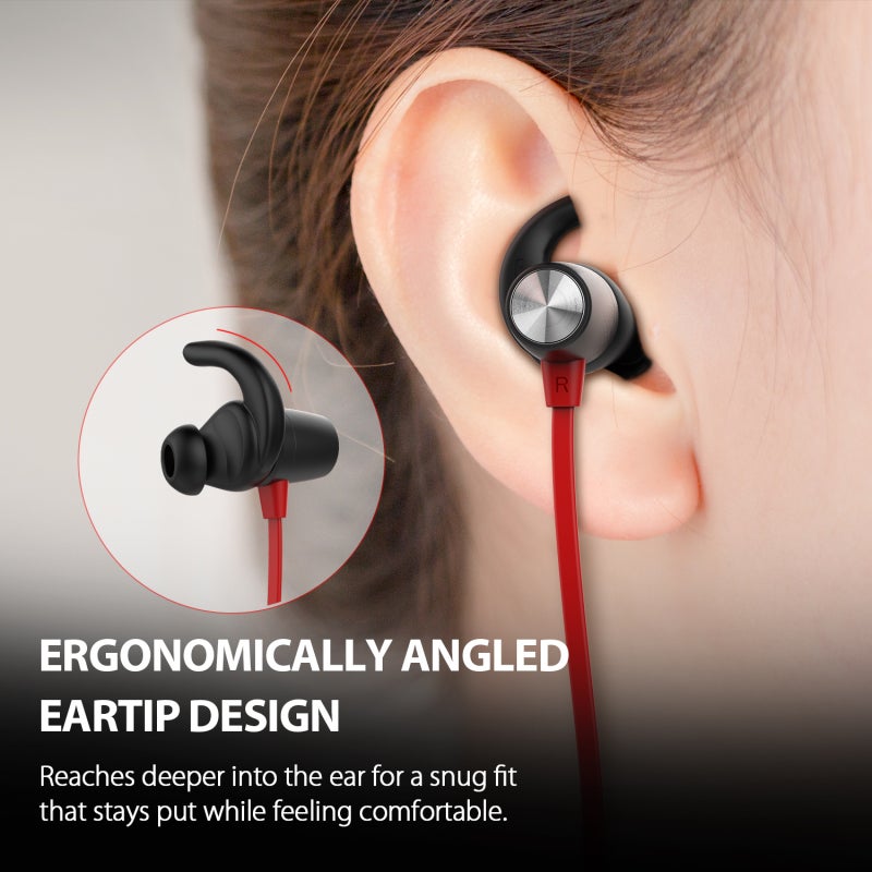 Wireless Headphones: 8 Hours Playtime AptX High-Fidelity Sound - CVC 6.0 Noise Cancellation Bluetooth Headset for Sports, Daily Use And Handsfree Calling - Image 4