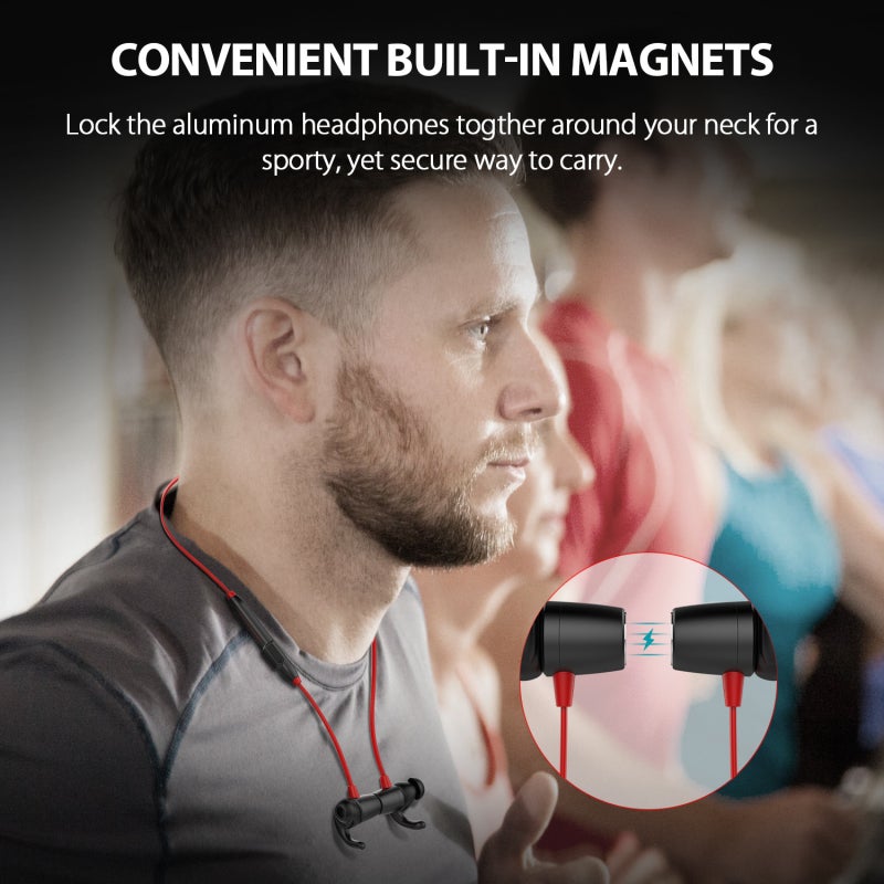 Wireless Headphones: 8 Hours Playtime AptX High-Fidelity Sound - CVC 6.0 Noise Cancellation Bluetooth Headset for Sports, Daily Use And Handsfree Calling - Image 2