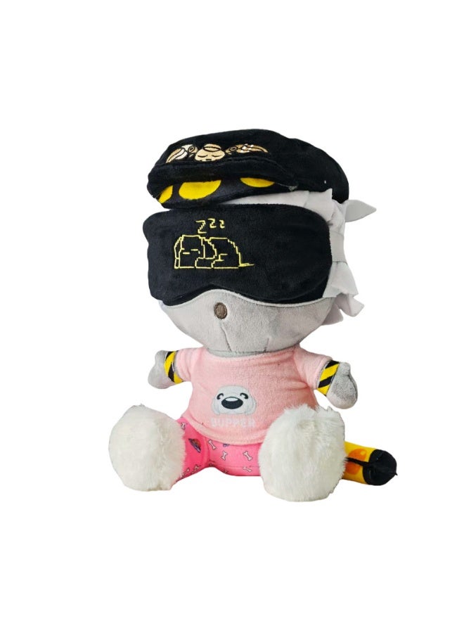 general Pink puppy short-sleeved cute girl character doll cute plush toy the best gift for family and friends - Image 2