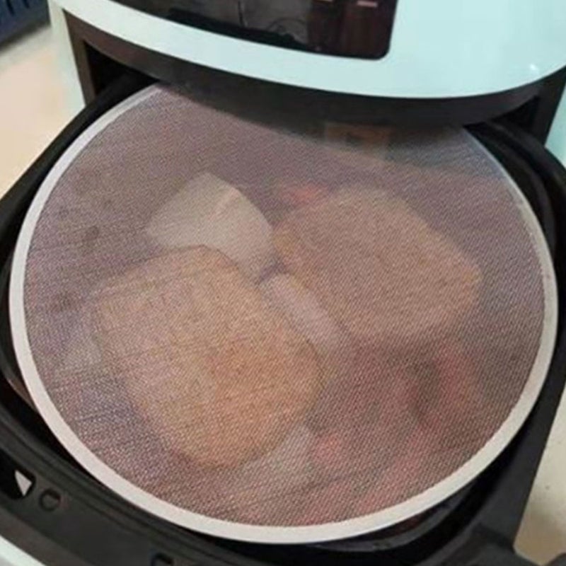 Splatter Guard Splatter Screen Grease Splatter Mesh Air Fryer Anti Oil Screen Kitchen Tool 25cm - Image 5