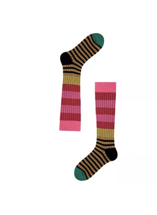 KUYING Fashion Anti Slip Breathable Sports Socks Four Piece Set 