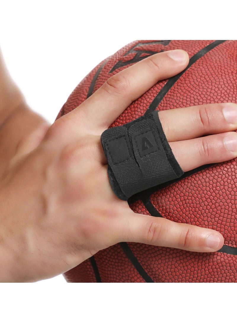 SYOSI 2Pcs Finger Splints, Reusable Finge Sleeves Protectors Compression Elastic Adjustable Finger Support Sleeves for Basketball Tennis Volleyball Badminton for Arthritis Pain, Sport Injuries - Image 3