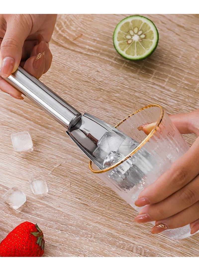 1Pieces Stainless Steel Multi-functional Ice Scraper Multi-purpose Cleaning Shovel Suitable for Ice Removal In Refrigerators and Freezers - Image 4