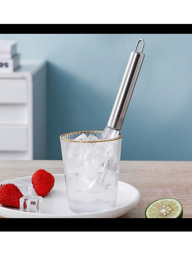 1Pieces Stainless Steel Multi-functional Ice Scraper Multi-purpose Cleaning Shovel Suitable for Ice Removal In Refrigerators and Freezers - Image 2