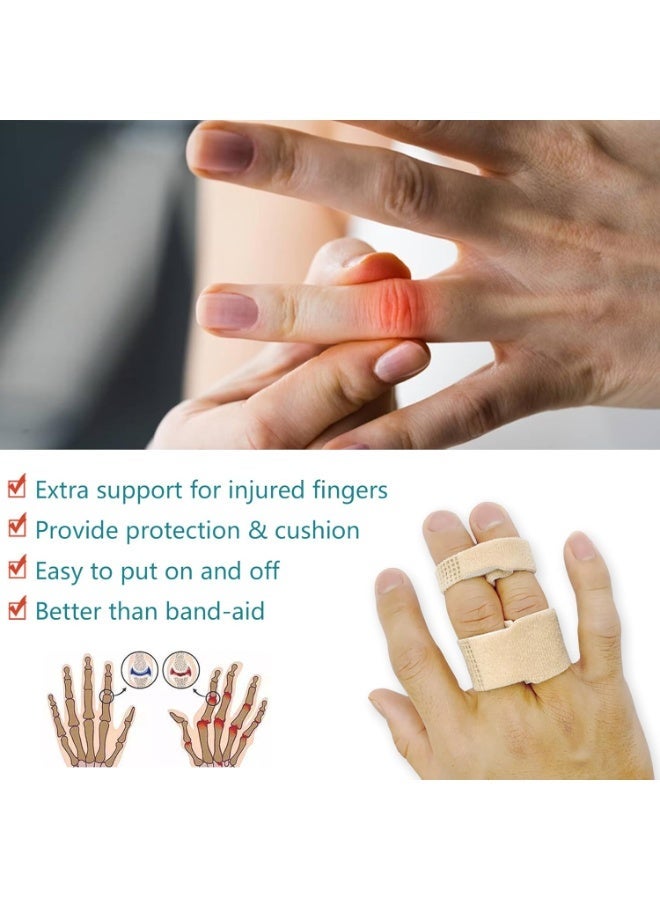 Finger Buddy Straps 8 Pack - Buddy Loops with Padding for Broken, Jammed, Swollen Trigger Finger & Dislocated Joint - Comfortable and Easy to Use - Image 2