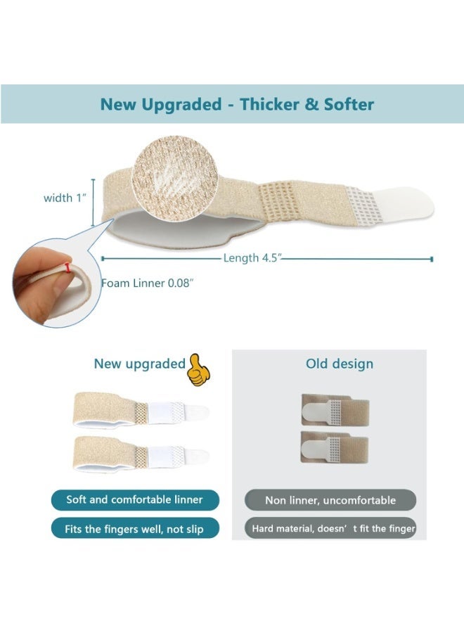 Finger Buddy Straps 8 Pack - Buddy Loops with Padding for Broken, Jammed, Swollen Trigger Finger & Dislocated Joint - Comfortable and Easy to Use - Image 3