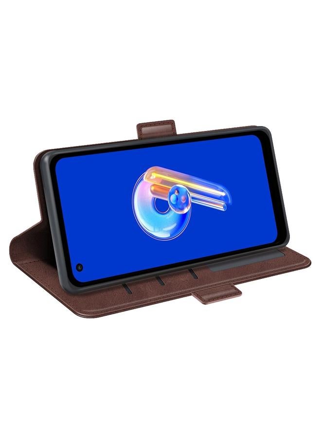 S-TOP Case For Asus Zenfone 9 Dual-side Magnetic Buckle Horizontal Flip Leather Phone Case - Image 5