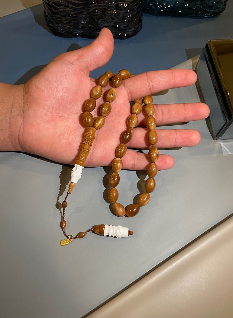 Top Quality Kuka Prayer Beads With Camel Bone For Men 33 Beads - Image 1