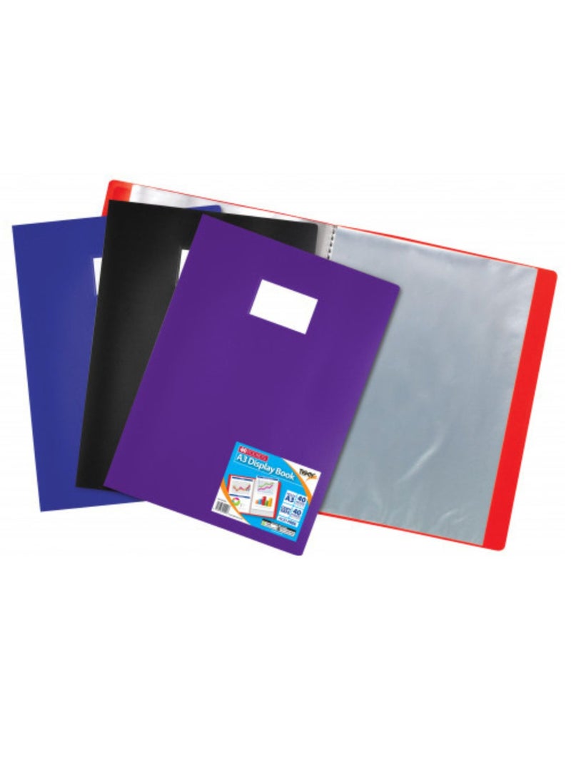 TIGER A3 DISPLAY BOOK 20 POCKET ASSTD - Image 1