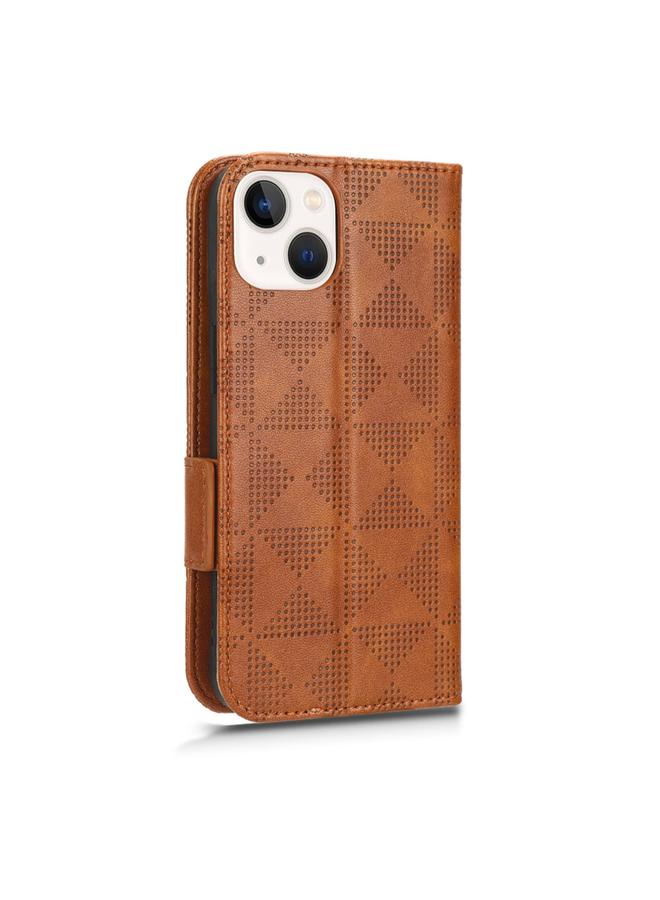 اس-توب جراب هاتف جلدي بتصميم مثلث متماثل لهاتف iPhone 13 mini - Image 3