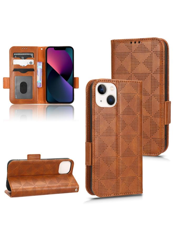 اس-توب جراب هاتف جلدي بتصميم مثلث متماثل لهاتف iPhone 13 mini - Image 1