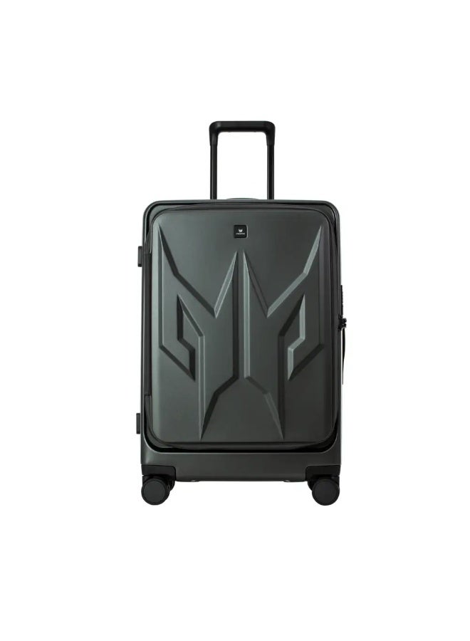Acer Predator Robust Street Style Luggage 25", Aluminium Frame, Silent Dual-Row Wheels, Large Capacity, Laptop and Tablet Compartment, TSA Lock, 65L, Matte Grey - Image 1