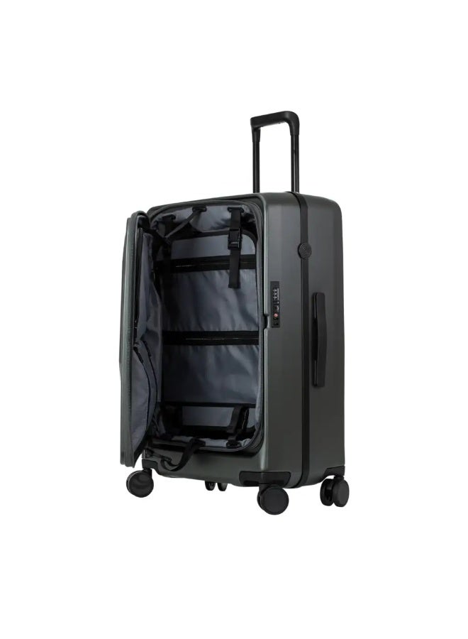 Acer Predator Robust Street Style Luggage 25", Aluminium Frame, Silent Dual-Row Wheels, Large Capacity, Laptop and Tablet Compartment, TSA Lock, 65L, Matte Grey - Image 5