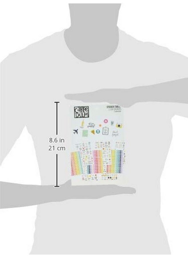 Simple Stories Carpe Diem A5 Sticker Calendar Multicolor  - Image 2