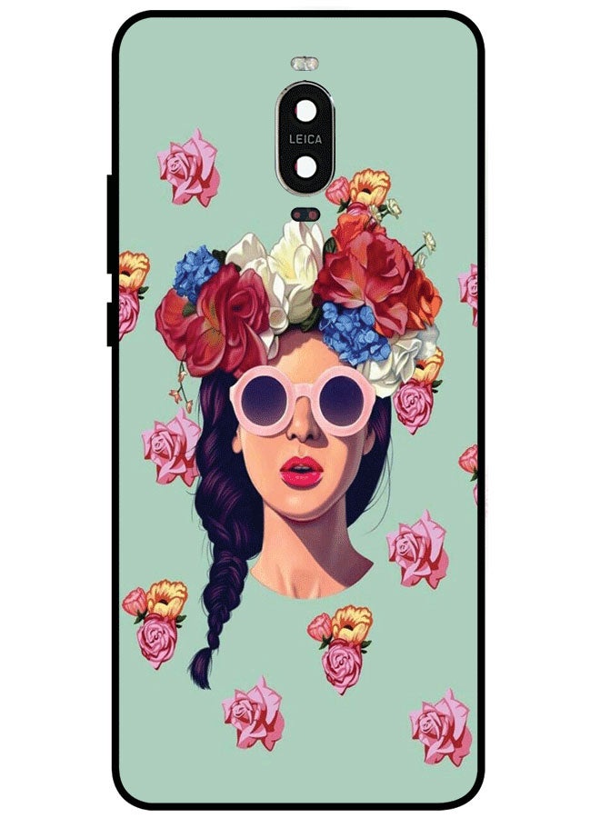 EYE CATCH Protective Case Cover For Huawei Mate 9 Pro Flower Girl Multicolor - Image 1
