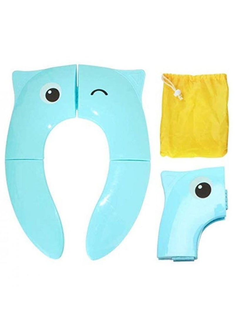 AIWANTO Foldable Toilet Potty Training Seat With Bag Baby Travel Toilet  - Image 2